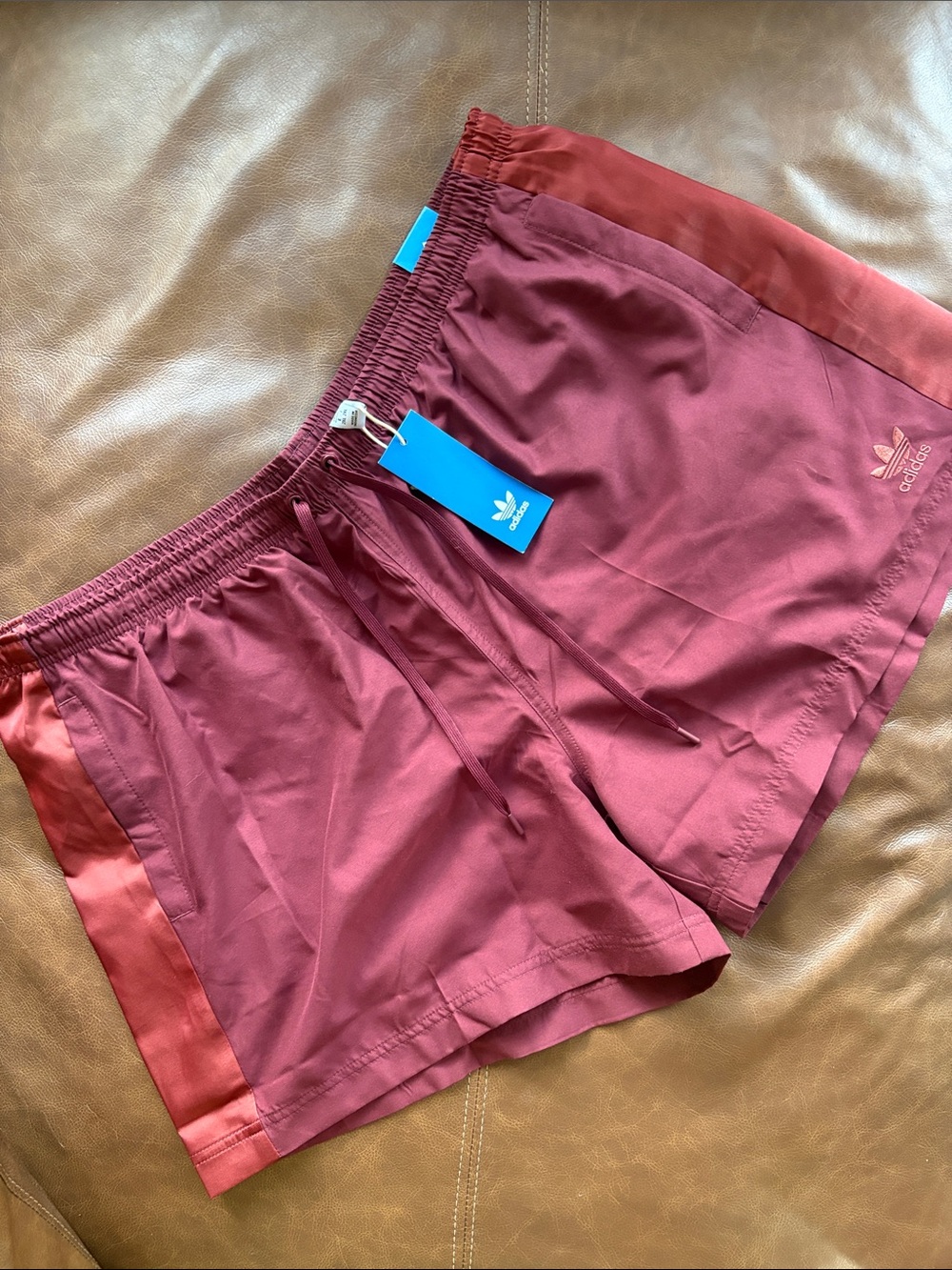 Adidas 5” inseam swim shorts